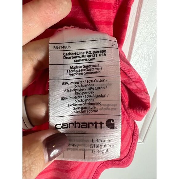 Carhartt Womens The Force Blouse Size L 12/14 - Picture 4 of 5
